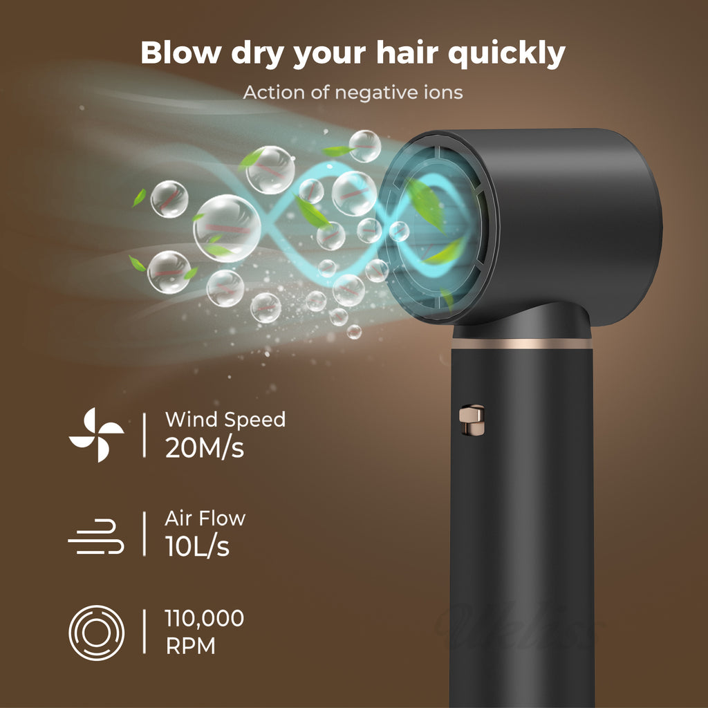 2-in-1 Hair Dryer for Home Use, Salon Quality Blow Dryer, Straight & Curling, Anti-Damage, Multi-Function Blow Dryer