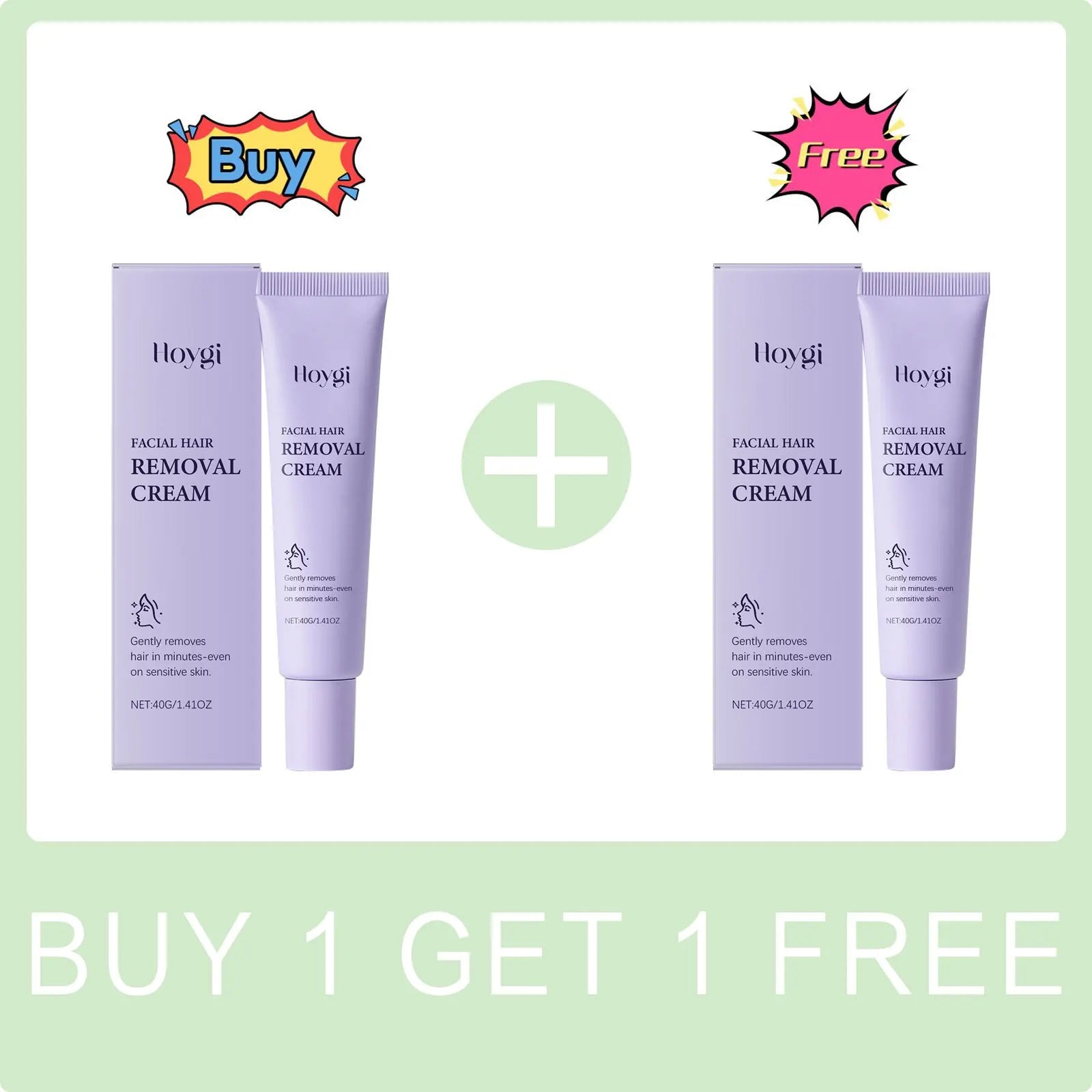 Hair Removal Cream for Face Painless Gentle Hair Remover Protect Pores from Clogging Non-irritating Nourish Smoothing Skin Care