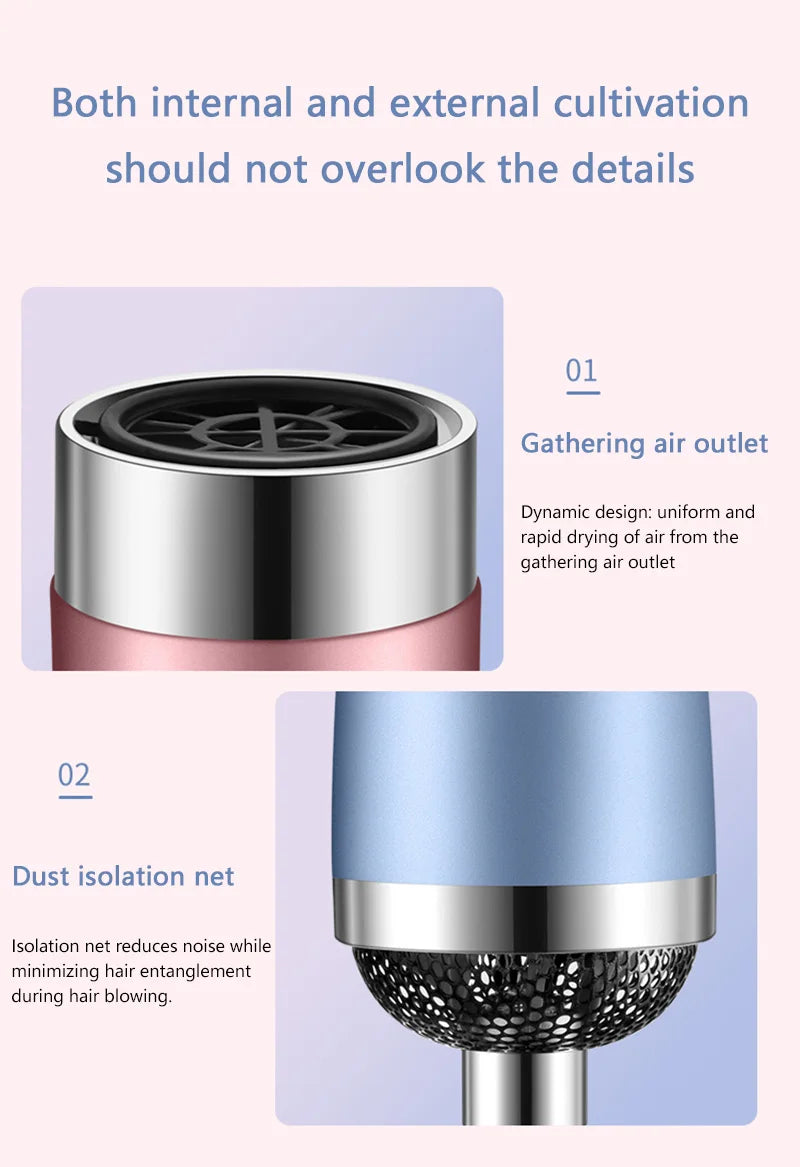 Hair Dryer Portable Comb lonic Hair Straightening Brush Hot Air Curling For Hair Roller Blow Dryer Quick Dry Hair Curler Curling