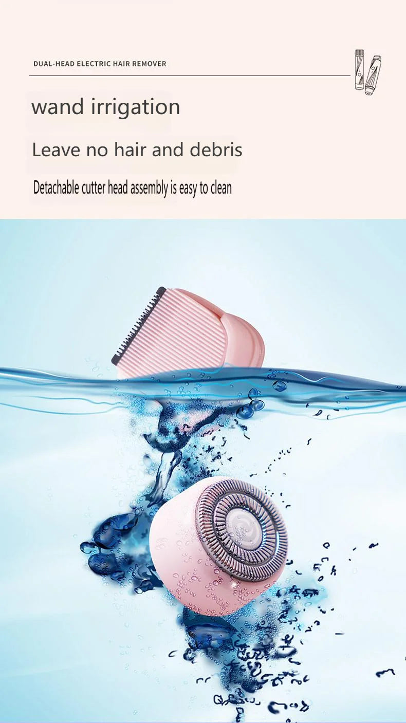 Bikini Trimmer for Women Electric Razor Female Body Epilator Women Electric Shaver for Bikini Legs Underarm Face Hair Remover