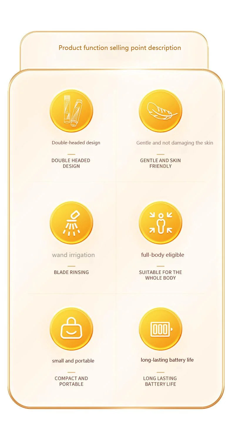 Bikini Trimmer for Women Electric Razor Female Body Epilator Women Electric Shaver for Bikini Legs Underarm Face Hair Remover