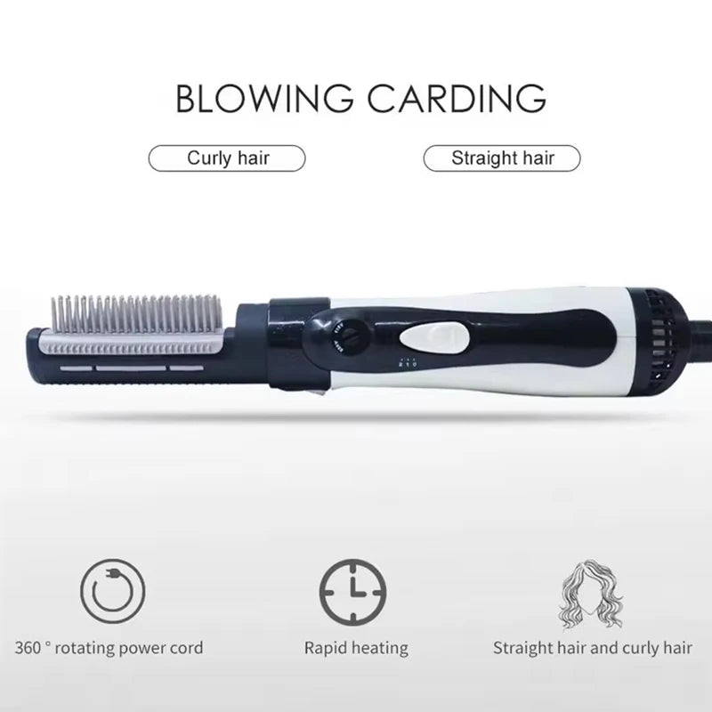 Hair Dryer & Volumizing Brush One Step Hair Dryer and Styler Electric Hot Air Brush Top Electronic Products 3 in 1 3 Gears 1000W