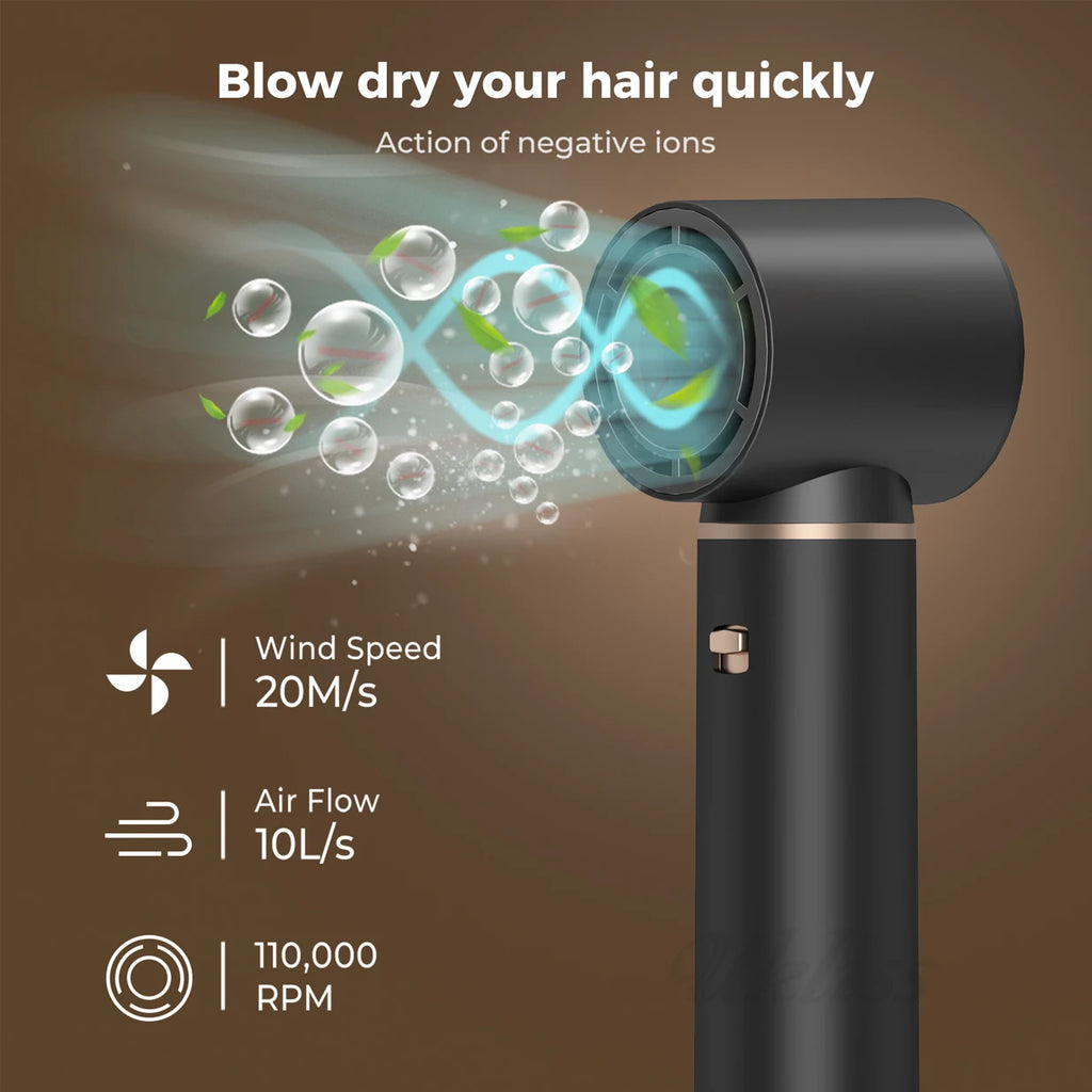 2-in-1 Hair Dryer for Home Use, Salon Quality Blow Dryer, Straight & Curling, Anti-Damage, Multi-Function Blow Dryer