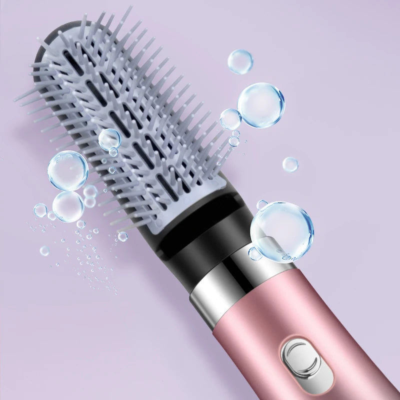 Hair Dryer Portable Comb lonic Hair Straightening Brush Hot Air Curling For Hair Roller Blow Dryer Quick Dry Hair Curler Curling