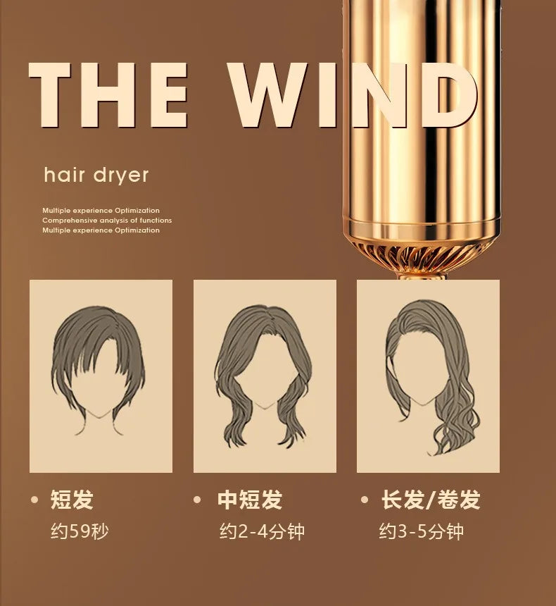 Aurora 3 in 1 Hair Dryer New Creative Multifunctional Household Hair Dryer Moisturizing Ion Hair Care Super Wind Power European