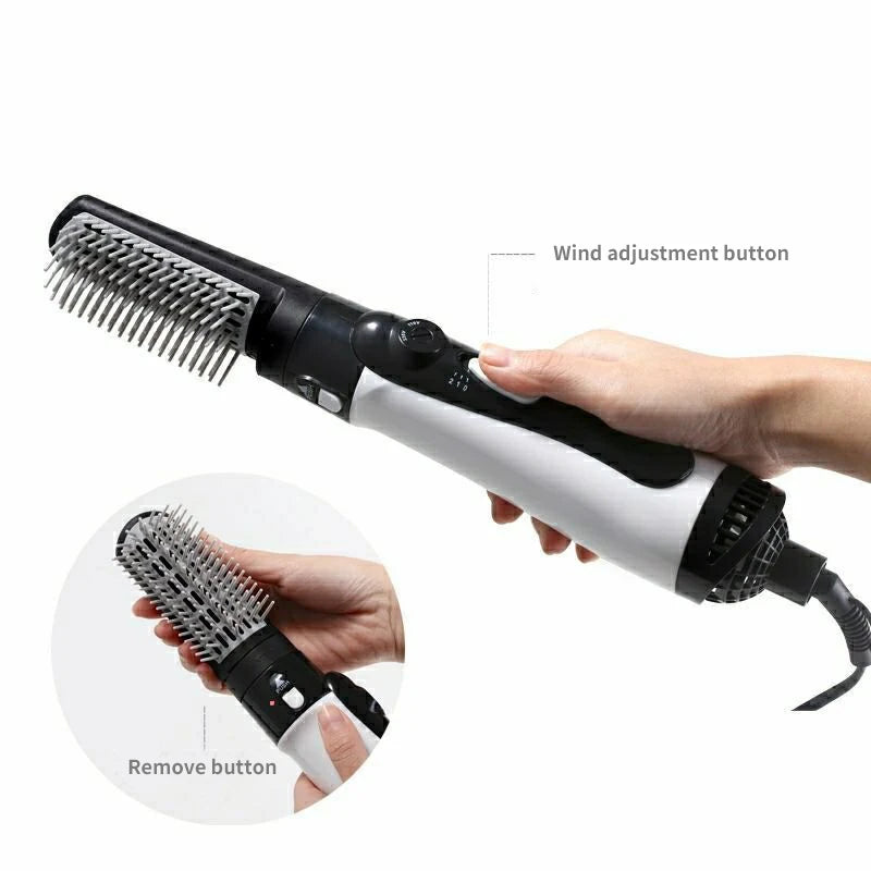 Hair Dryer & Volumizing Brush One Step Hair Dryer and Styler Electric Hot Air Brush Top Electronic Products 3 in 1 3 Gears 1000W