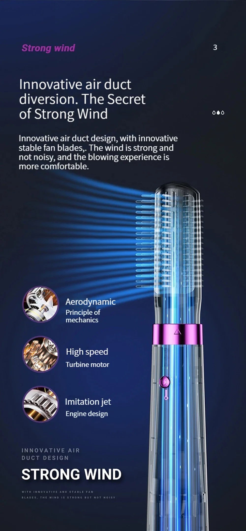 Multi functional hair dryer 5-in-1 hot air comb straight hair comb negative ion hair care curling iron hair dryer styling