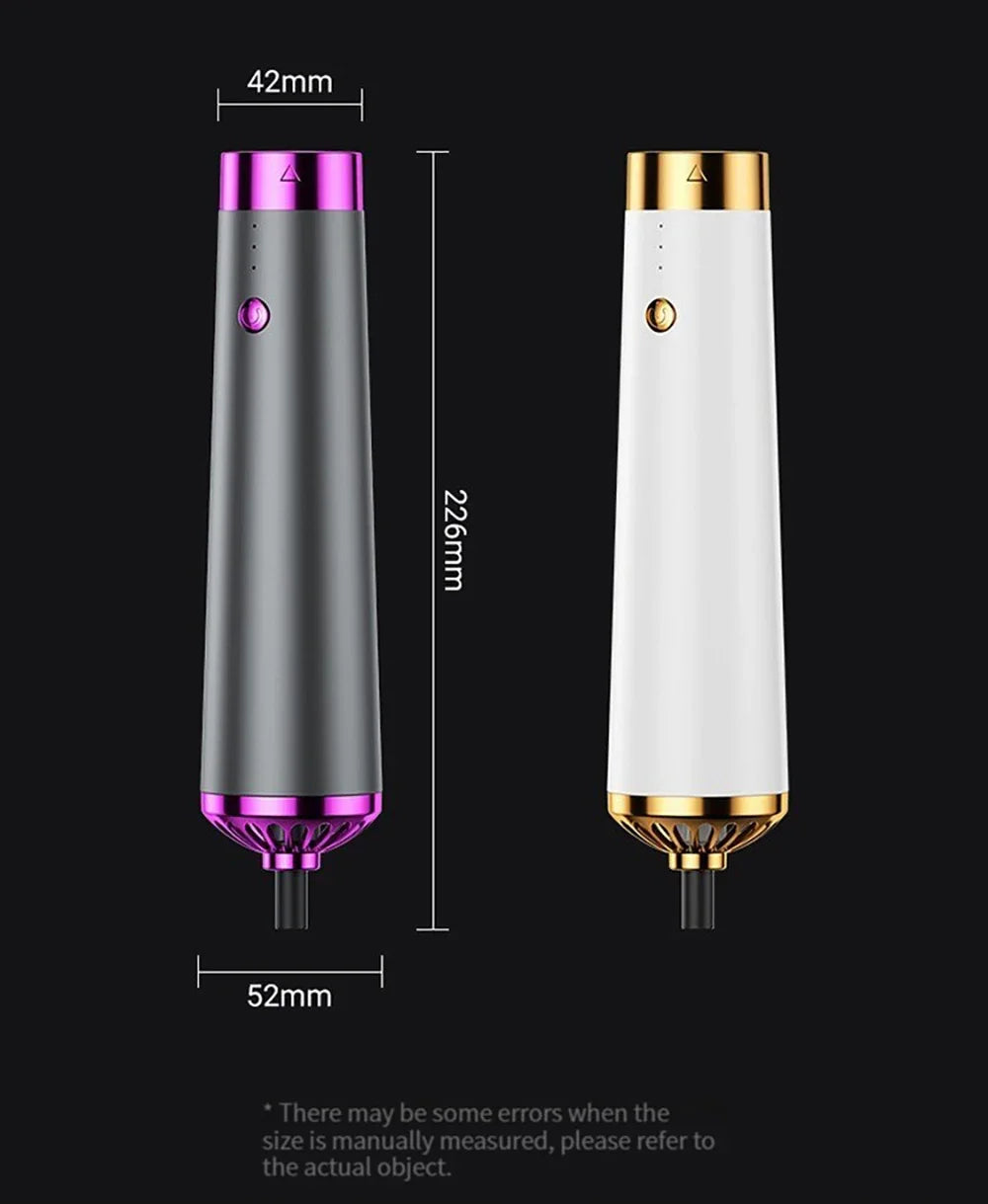 Multi functional hair dryer 5-in-1 hot air comb straight hair comb negative ion hair care curling iron hair dryer styling