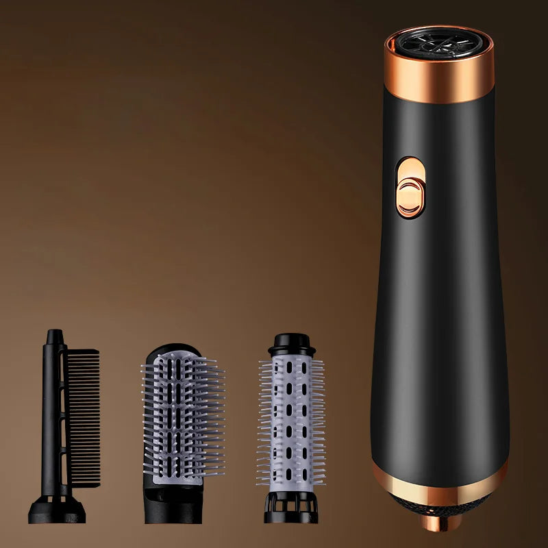 Hair Dryer Portable Comb lonic Hair Straightening Brush Hot Air Curling For Hair Roller Blow Dryer Quick Dry Hair Curler Curling